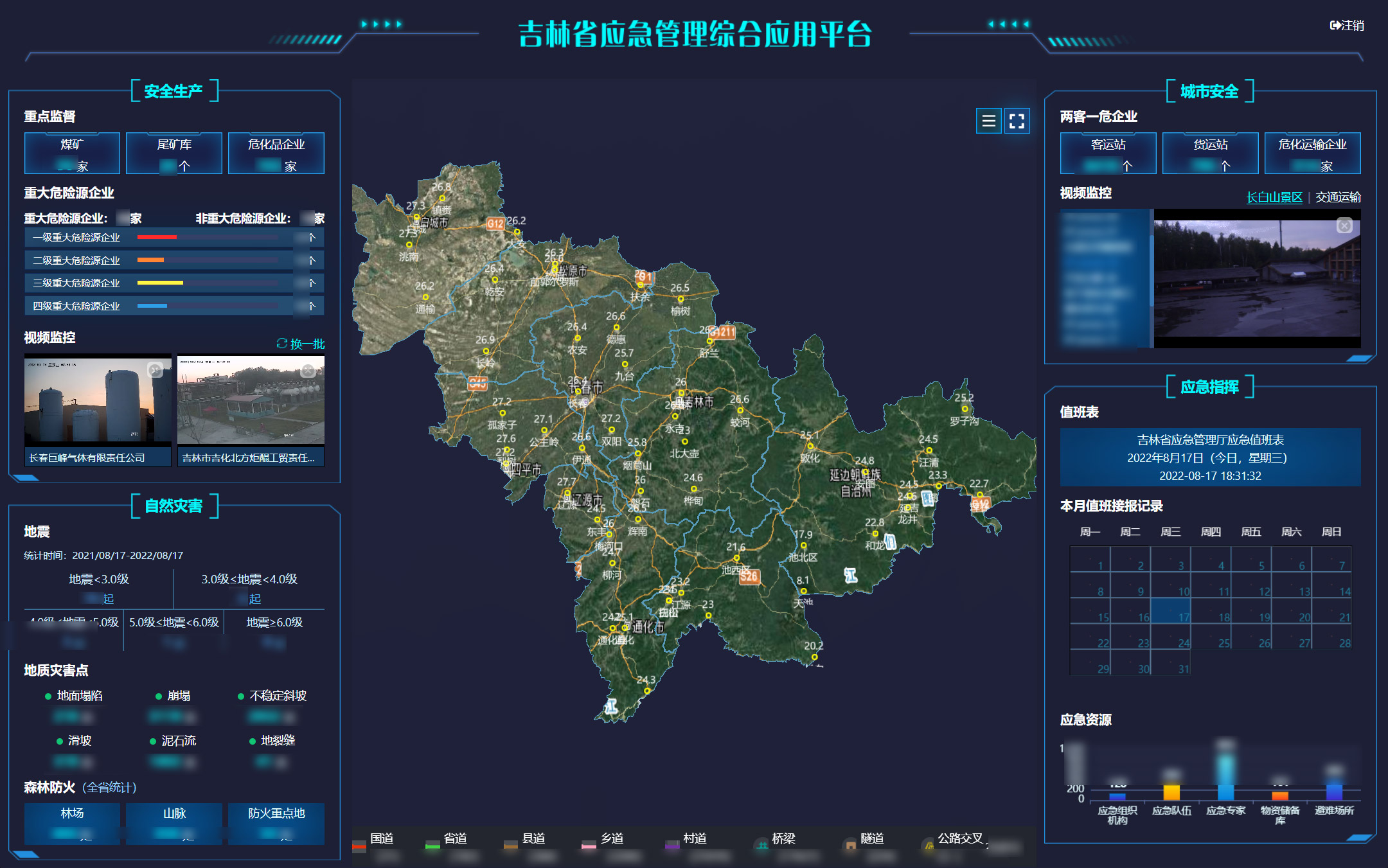 吉林省應(yīng)急管理綜合信息平臺建設(shè)